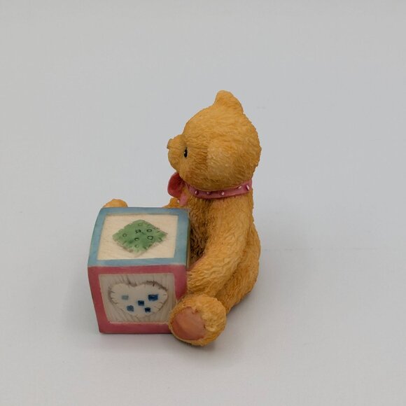 Cherished Teddies Bear with ABC "A" Block (158488A) 1995 - Picture 6 of 10